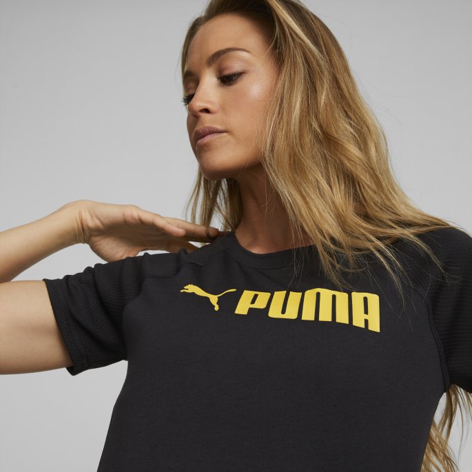 Svart Passform Treningslogo For Kvinner Puma På Salg
