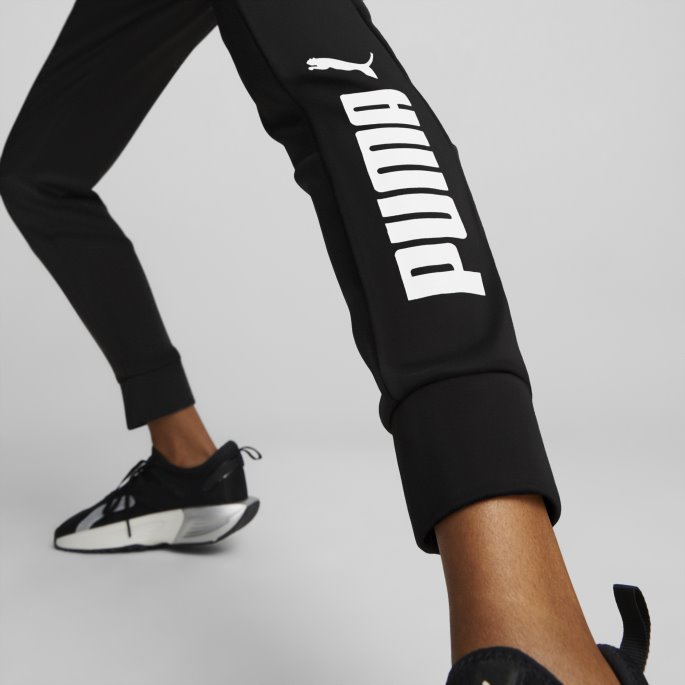 Puma På Tilbud Passer Dame Tech Strikket Treningsbukse Svart