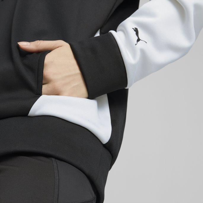 Svart Puma På Tilbud Passform Powerfleece Treningsgenser Dame