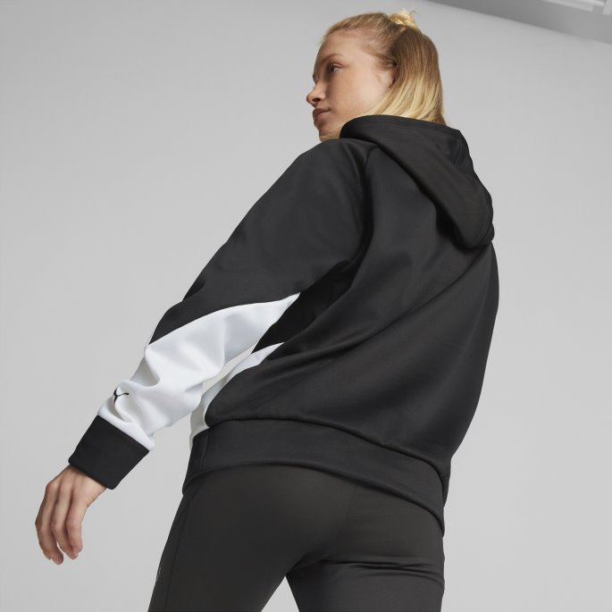 Svart Puma På Tilbud Passform Powerfleece Treningsgenser Dame