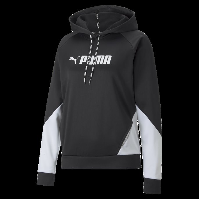 Svart Puma På Tilbud Passform Powerfleece Treningsgenser Dame