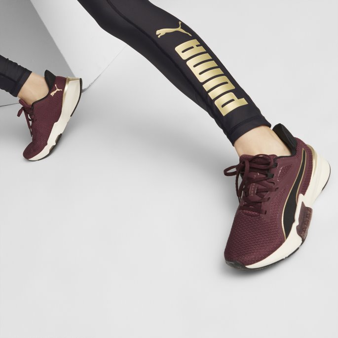 Passform Eversculpt Logo Høy Midje 7-8 Treningsleggings Kvinner Puma På Tilbud Svart