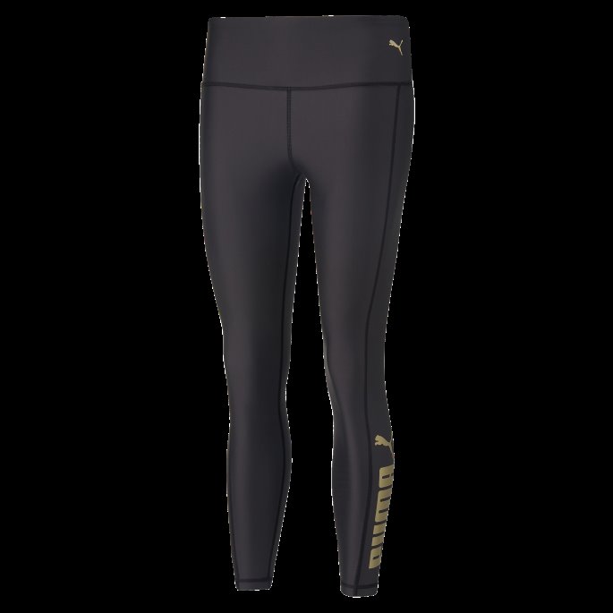 Passform Eversculpt Logo Høy Midje 7-8 Treningsleggings Kvinner Puma På Tilbud Svart