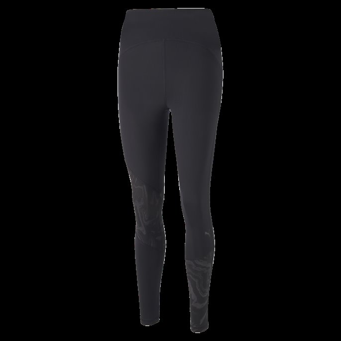 Svart Grafisk Høy Midje 7-8 Løpeleggings Kvinner Puma På Tilbud