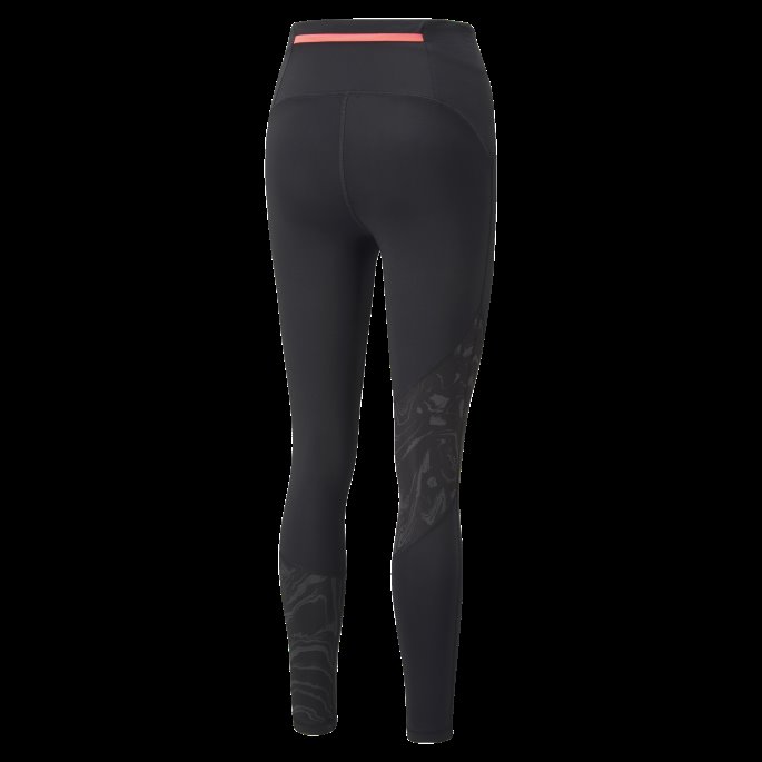 Svart Grafisk Høy Midje 7-8 Løpeleggings Kvinner Puma På Tilbud