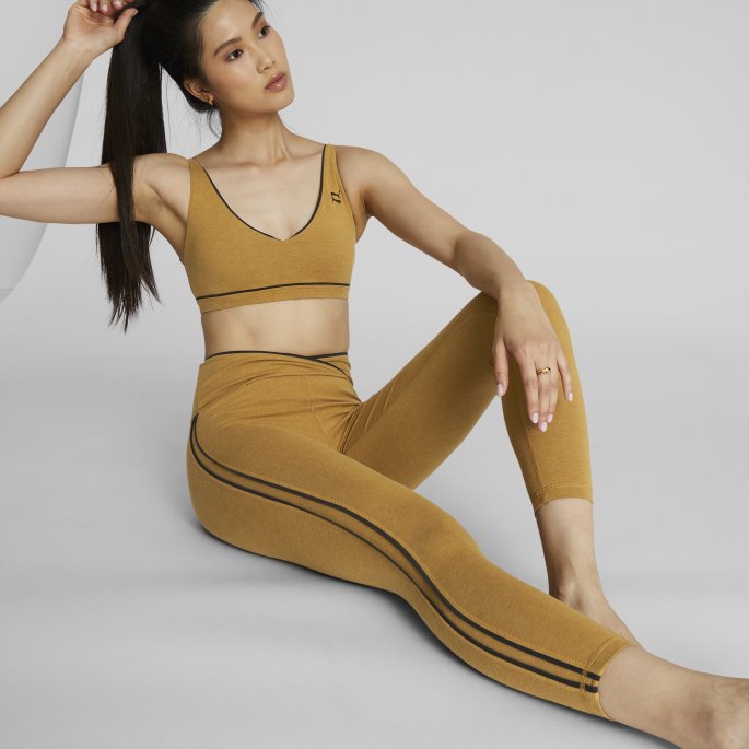 Exhale Cross Studio Dame Sports Bh Desert Tan Heather Puma På Tilbud
