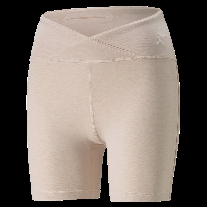 Puster Ut Cross Studio Trening Dame Sykkelshorts Med Høy Midje Puma På Tilbud Rosenkvartslyng