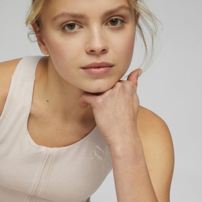 Pust Ut Klipp Ut Studio Trening Crop Top Kvinner Rosenkvarts Lyng Puma På Salg