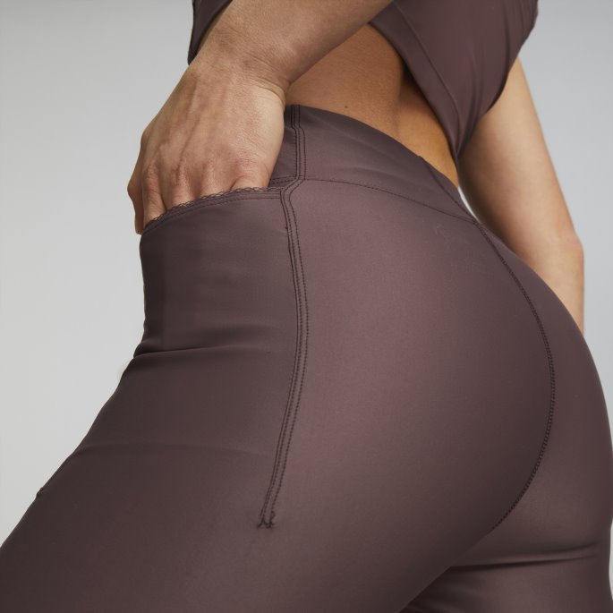 Puma På Salg Studio Yourmove Ultrabare 7-8 Treningsleggings Damer Støvete Plomme