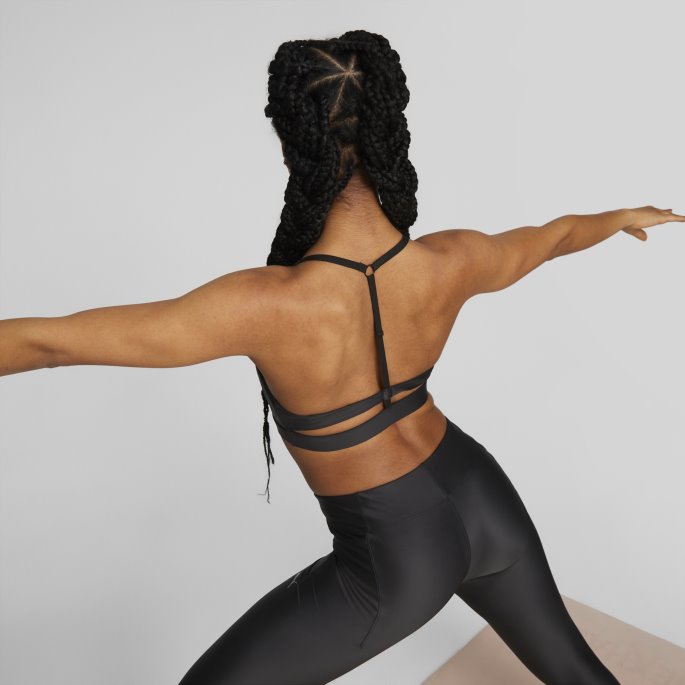 Studio Ultrabare Strappy Trenings-bh Kvinner Svart Puma På Salg