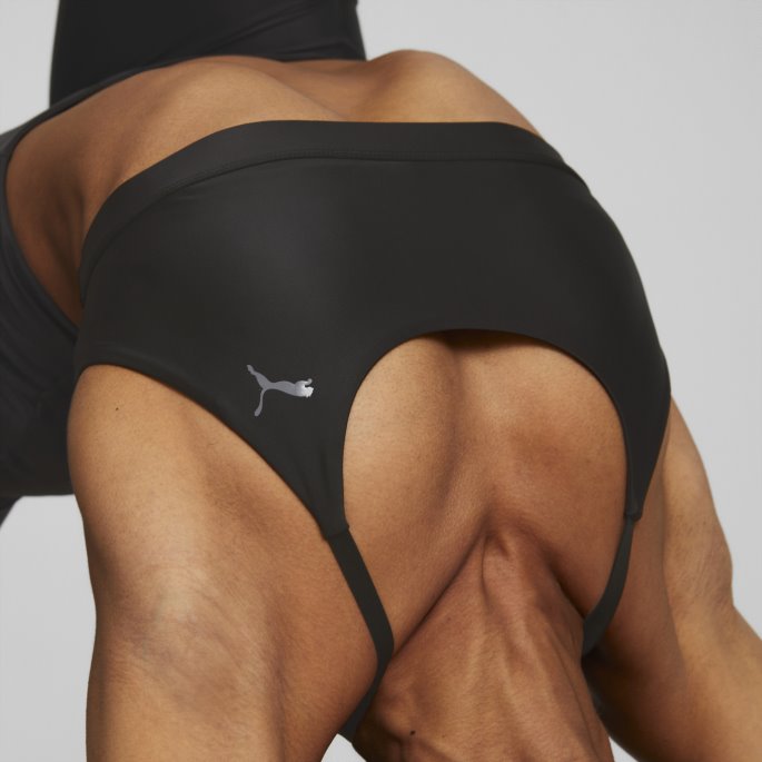 Svart Studio Ultrabare Strappy Trenings-bh Kvinner Puma På Salg