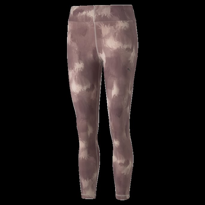 Puma På Tilbud Rose Quartz-paint Stroke Print Studio Your Move Printed Training Leggings Kvinner