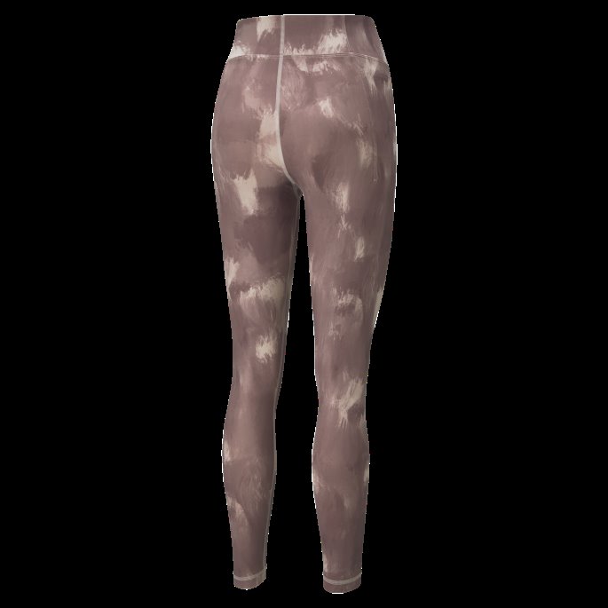 Puma På Tilbud Rose Quartz-paint Stroke Print Studio Your Move Printed Training Leggings Kvinner