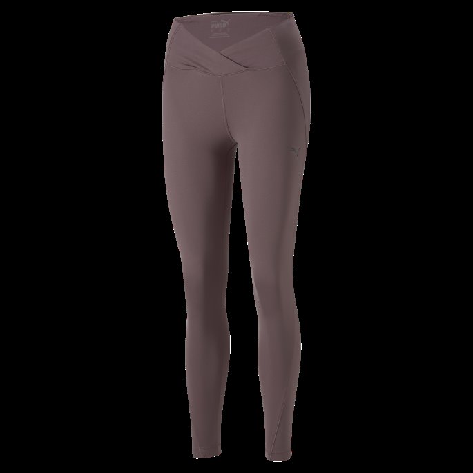 Støvete Plomme Studio Yogini Cross Treningsleggings I Full Lengde Kvinner Puma På Tilbud