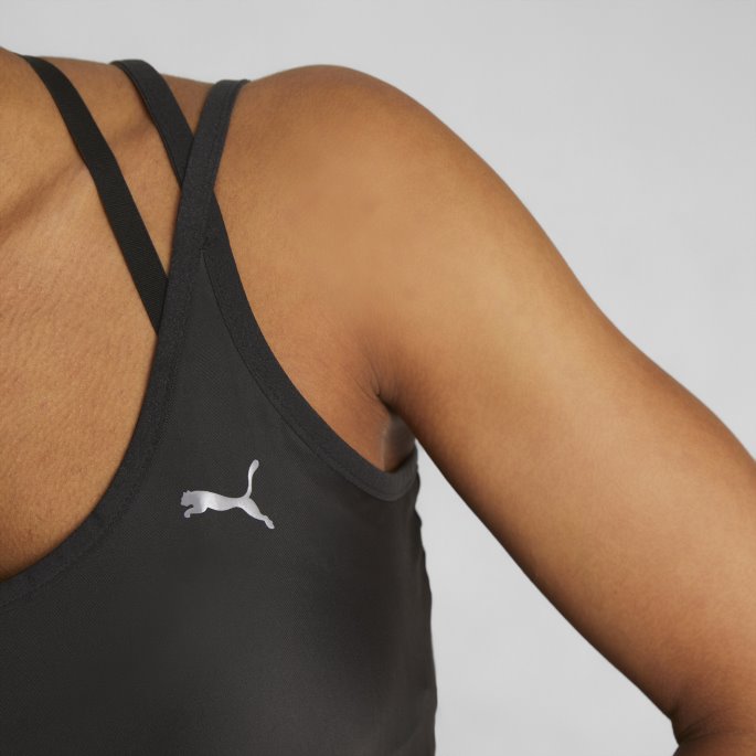Puma På Salg Studio Ultrabare Strappy Trening Crop Top Kvinner Svart