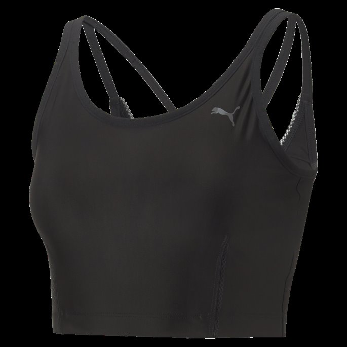 Puma På Salg Studio Ultrabare Strappy Trening Crop Top Kvinner Svart