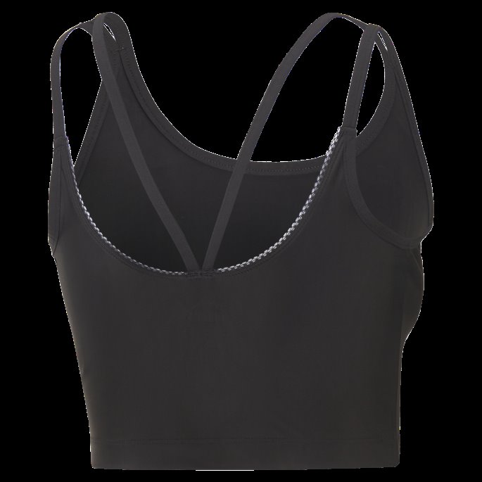 Puma På Salg Studio Ultrabare Strappy Trening Crop Top Kvinner Svart