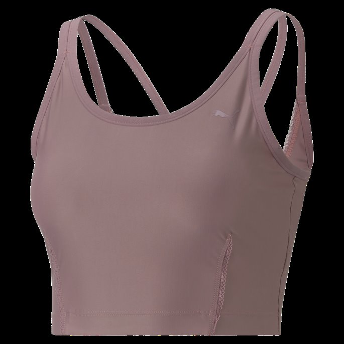 Studio Ultrabare Strappy Trening Crop Top Kvinner Blek Drue Puma På Salg
