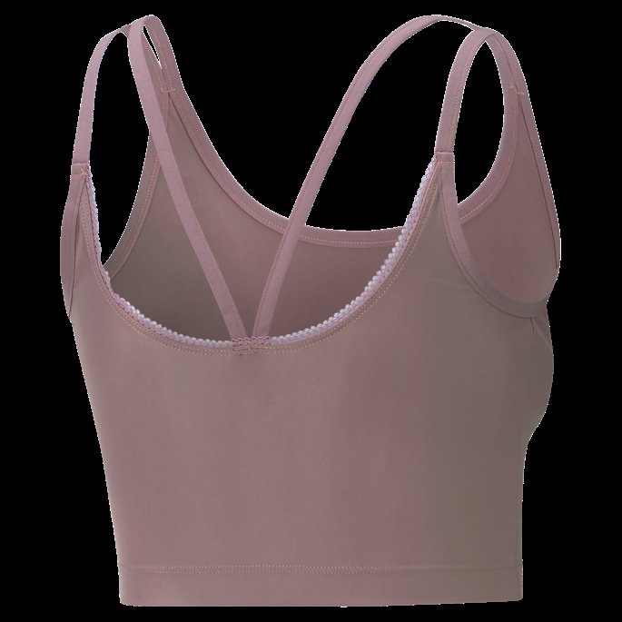 Studio Ultrabare Strappy Trening Crop Top Kvinner Blek Drue Puma På Salg