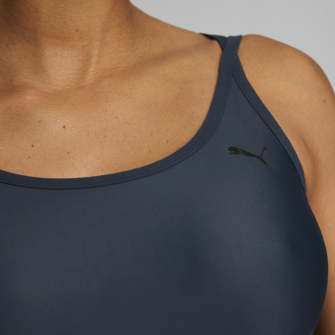 Puma På Tilbud Marineblå Studio Ultrabare Strappy Treningsoppsett For Kvinner
