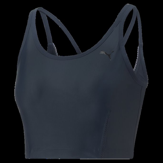 Puma På Tilbud Marineblå Studio Ultrabare Strappy Treningsoppsett For Kvinner