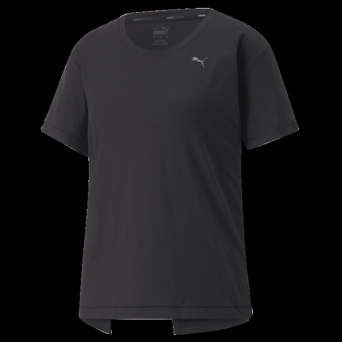 Puma På Salg Studio Trend Trening T-skjorte Kvinner Svart