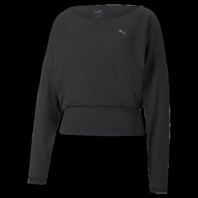 Puma På Tilbud Studio Yogini Lite Langermet Treningsgenser Dame Svart
