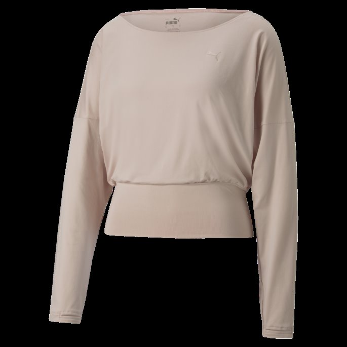 Studio Yogini Lite Langermet Treningsgenser Dame Rose Quartz Puma På Tilbud
