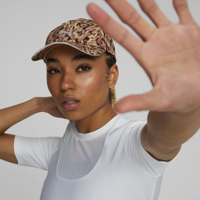 Hvit Puma På Tilbud Safari Glam Fashion Treningstopp For Kvinner