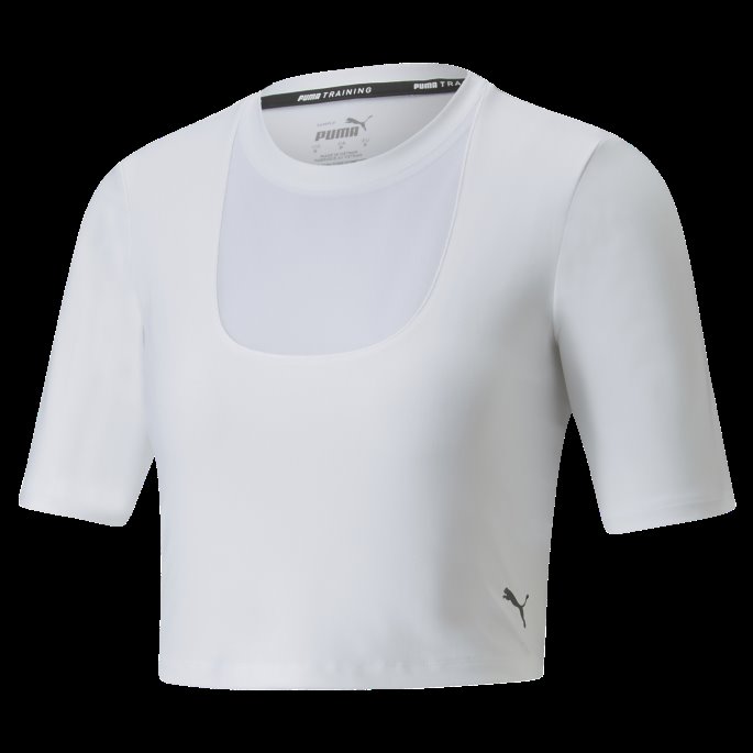 Hvit Puma På Tilbud Safari Glam Fashion Treningstopp For Kvinner