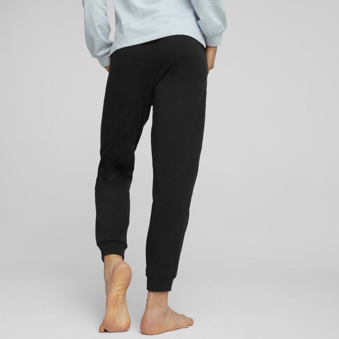 Puma På Tilbud Svart Studio Fleece Treningsbukser Kvinner