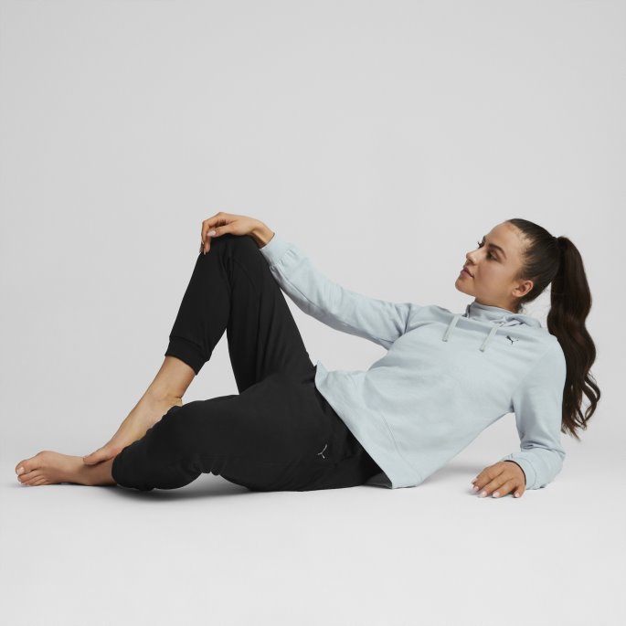 Puma På Tilbud Svart Studio Fleece Treningsbukser Kvinner