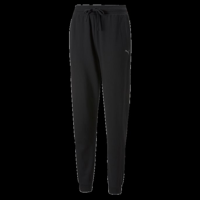 Puma På Tilbud Svart Studio Fleece Treningsbukser Kvinner