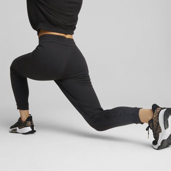 Svart Safari Glam Trening Jogger For Kvinner Puma På Tilbud