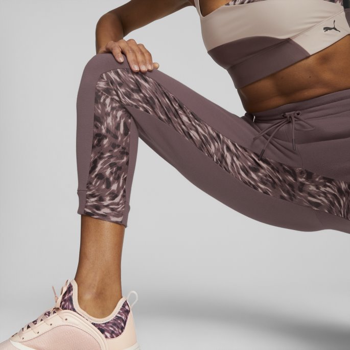 Safari Glam Dame Trening Jogger Puma På Tilbud Støvete Plomme