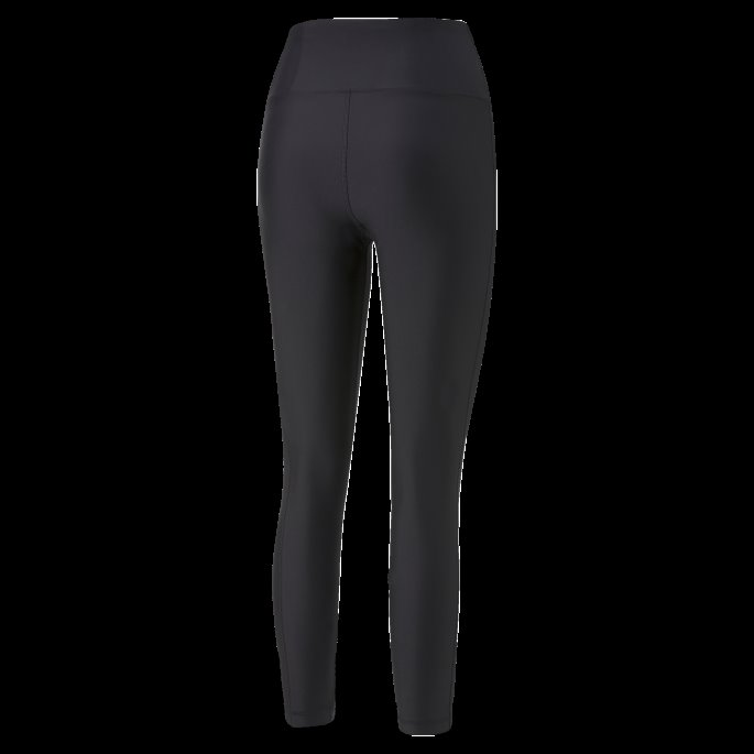Safari Glam Høy Midje Full Lengde Treningsleggings For Kvinner Puma På Tilbud Svart-pels Ekte Trykk