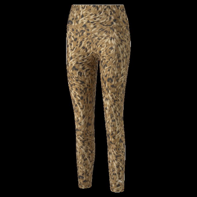 ørkenbrun-pels Ekte Print Safari Glam Høy Midje 7-8 Kvinner Treningsleggings Puma På Salg