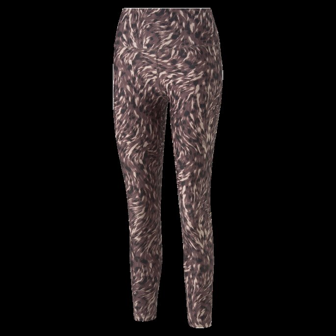 Støvete Plommepels Ekte Trykk Puma På Tilbud Safari Glam Høy Midje 7-8 Treningsleggings For Kvinner
