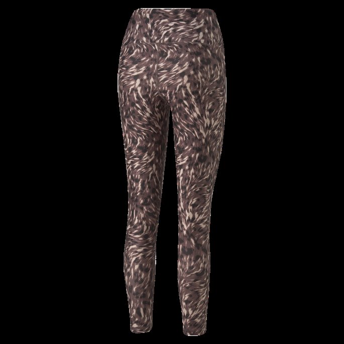 Støvete Plommepels Ekte Print Safari Glam Høy Midje 7-8 Treningsleggings Kvinner Puma På Tilbud