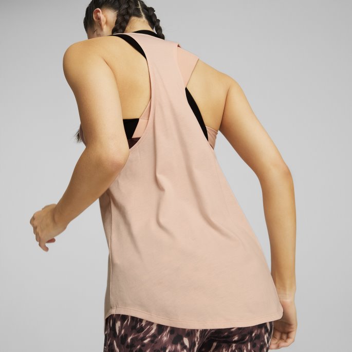 Rose Quartz Puma På Salg Safari Glam Trening Tank Topp Kvinner