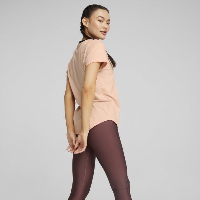 Rose Quartz Puma På Tilbud Safari Glam Kortermet Treningsskjorte For Kvinner