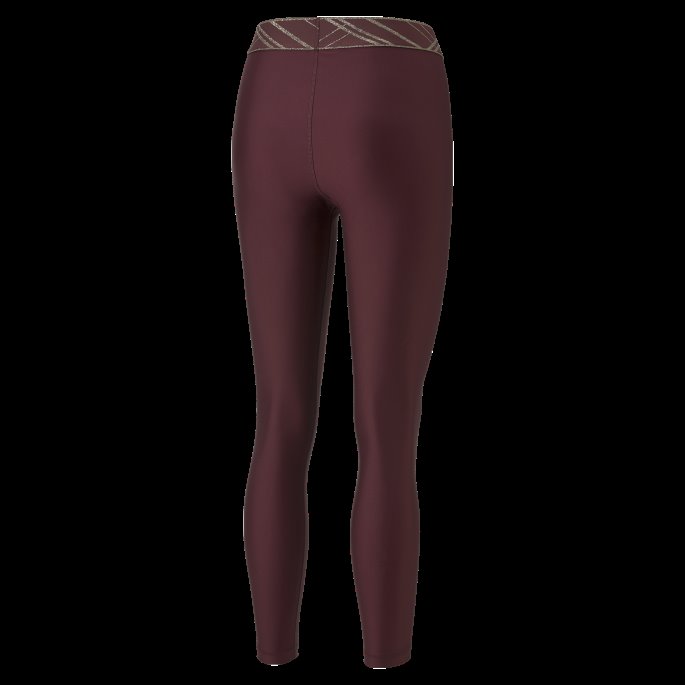 Aubergine-deco Glam Puma På Tilbud Deco Glam Høy Midje Treningstights I Full Lengde Kvinner