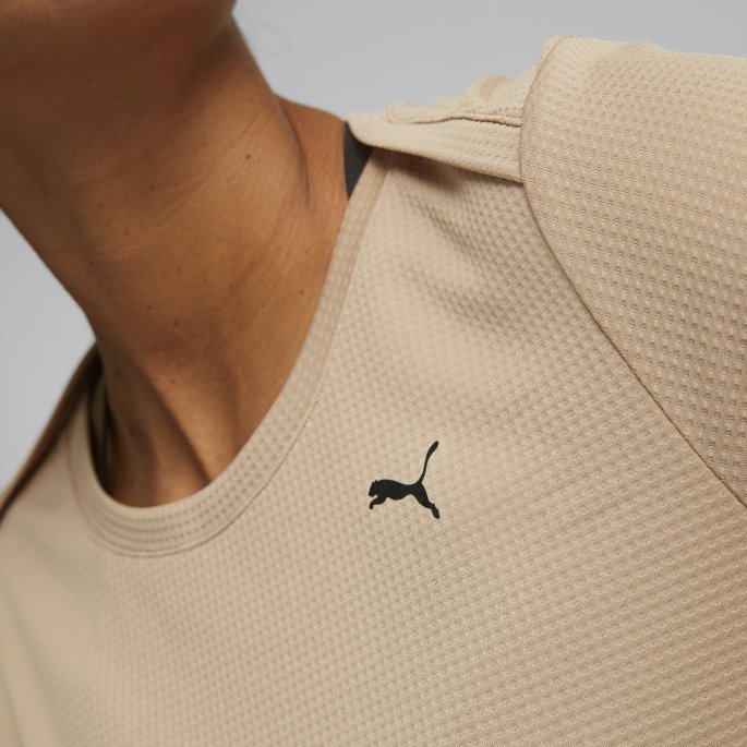 Puma På Tilbud Brush Studio Langermet Vaffel Treningsgenser For Kvinner