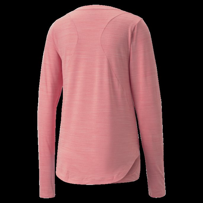 Puma På Tilbud Nellike Rosa Lyng Skyspunnet Langermet Løpeskjorte Kvinner