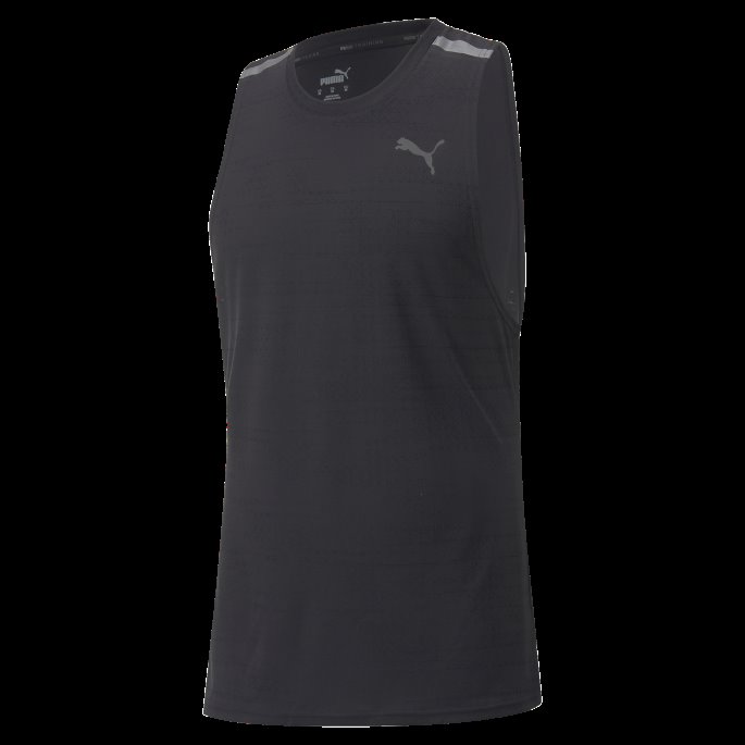 Puma På Tilbud Svart Jacquard Treningsgenser For Menn
