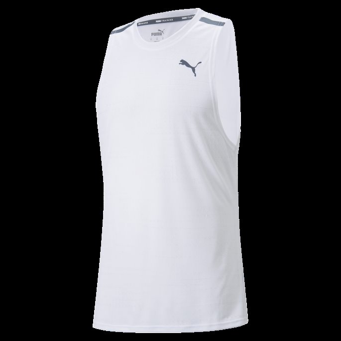 Hvit Puma På Tilbud Jacquard Treningsgenser For Menn