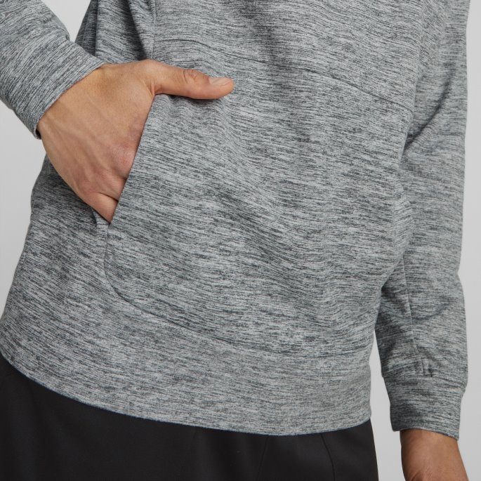 Puma På Tilbud Mellomgrå Lyng Skyspunnet Treningshettegenser Herre