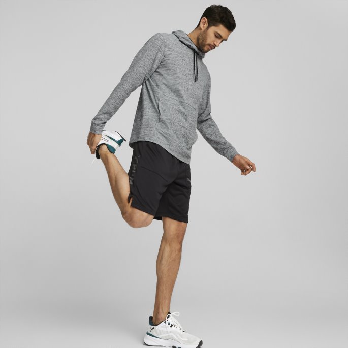 Puma På Tilbud Skyspunnet Treningshettegenser Herre Mellomgrå Lyng
