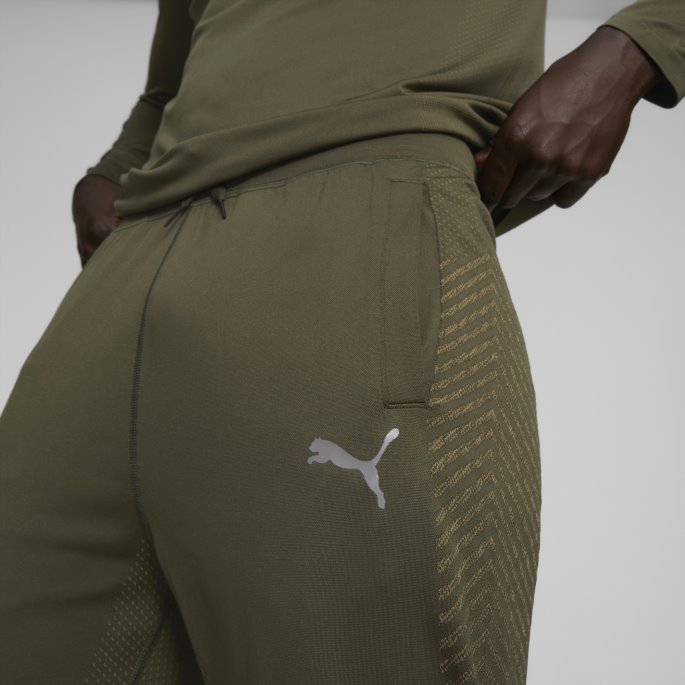 Puma På Tilbud Formstrikk Sømløs Trening Joggere Menn Skogen Natt