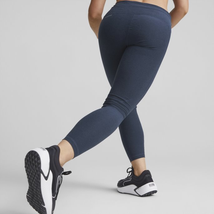 Marine Blue Heather Puma På Tilbud Cloudspun Hw 7-8 Treningstights Dame